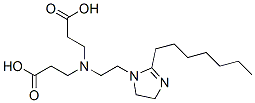 N-(2-carboxyethyl)-N-[2-(2-heptyl-4,5-dihydro-1H-imidazol-1-yl)ethyl]-beta-alanine CAS#: 69856-01-5