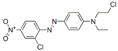 N-(2-chloroethyl)-4-[(2-chloro-4-nitrophenyl)azo]-N-ethylaniline CAS#: 61813-43-2