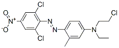 N-(2-chloroethyl)-4-[(2,6-dichloro-4-nitrophenyl)azo]-N-ethyl-m-toluidine CAS#: 63741-10-6