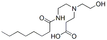 N-(2-hydroxyethyl)-N-[2-[(1-oxooctyl)amino]ethyl]-beta-alanine CAS#: 64265-45-8