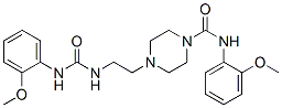 N-(2-methoxyphenyl)-4-[2-[(2-methoxyphenyl)carbamoylamino]ethyl]pipera zine-1-carboxamide CAS#: 7403-63-6