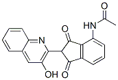 N-[2,3-dihydro-2-(3-hydroxy-2-quinolyl)-1,3-dioxo-1H-inden-4-yl]acetamide CAS#: 67828-70-0