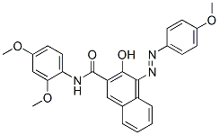 N-(2,4-dimethoxyphenyl)-3-hydroxy-4-[(4-methoxyphenyl)azo]naphthalene-2-carboxamide CAS#: 61050-18-8