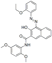 N-(2,5-Dimethoxyphenyl)-4-[(2-ethoxyphenyl)azo]-3-hydroxy-2-naphthalenecarboxamide CAS#: 61050-19-9