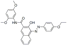 N-(2,5-Dimethoxyphenyl)-4-[(4-ethoxyphenyl)azo]-3-hydroxy-2-naphthalenecarboxamide CAS#: 61050-22-4