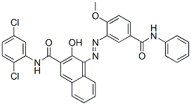 N-(2,5-dichlorophenyl)-3-hydroxy-4-[[2-methoxy-5-[(phenylamino)carbonyl]phenyl]azo]naphthalene-2-carboxamide CAS#: 68133-42-6