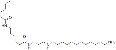 N-[3-[(12-aminododecyl)amino]propyl]-6-[(1-oxohexyl)amino]hexanamide CAS#: 68039-21-4