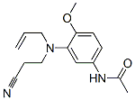 N-[3-[(2-cyanoethyl)allylamino]-4-methoxyphenyl]acetamide CAS#: 64611-87-6
