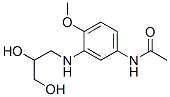 N-[3-[(2,3-dihydroxypropyl)amino]-4-methoxyphenyl]acetamide CAS#: 63133-73-3