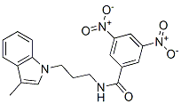 N-[3-(3-methyl-1H-indol-1-yl)propyl]-3,5-dinitrobenzamide CAS#: 69924-45-4
