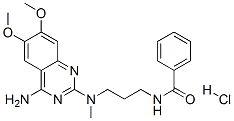 N-[3-[(4-amino-6,7-dimethoxy-quinazolin-2-yl)-methyl-amino]propyl]benz amide hydrochloride CAS#: 65189-49-3