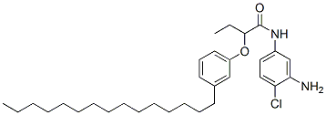N-(3-Amino-4-chlorophenyl)-2-(3-pentadecylphenoxy)butyramide CAS#: 63133-98-2