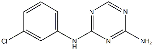 N-(3-Chlorophenyl)-1,3,5-triazine-2,4-diamine CAS#: 718-43-4