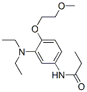 N-[3-(Diethylamino)-4-(2-methoxyethoxy)phenyl]propanamide CAS#: 68703-72-0