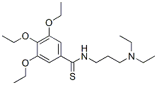 N-[3-(Diethylamino)propyl]-3,4,5-triethoxybenzothioamide CAS#: 69353-46-4