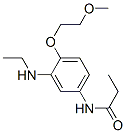 N-[3-(Ethylamino)-4-(2-methoxyethoxy)phenyl]propanamide CAS#: 68703-73-1