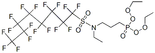 N-(3-diethoxyphosphorylpropyl)-N-ethyl-1,1,2,2,3,3,4,4,5,5,6,6,7,7,8,8,8-heptadecafluoro-octane-1-sulfonamide CAS#: 71463-80-4