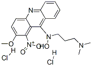 N-(3-dimethylaminopropyl)-N-(2-methoxy-1-nitro-acridin-9-yl)hydroxylam ine dihydrochloride CAS#: 176915-28-9