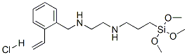 N'-[3-(trimethoxysilyl)propyl]-N-[(vinylphenyl)methyl]ethylenediamine hydrochloride CAS#: 64894-46-8