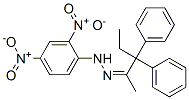 N-(3,3-diphenylpentan-2-ylideneamino)-2,4-dinitro-aniline CAS#: 7468-77-1