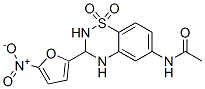 N-[3,4-dihydro-3-(5-nitrofuryl)-2H-1,2,4-benzothiadiazin-6-yl]acetamide S,S-dioxide CAS#: 61143-06-4