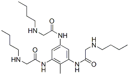 N-[3,5-bis[(2-butylaminoacetyl)amino]-2-methyl-phenyl]-2-butylamino-ac etamide CAS#: 6302-18-7