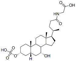 N-[(3a,5b,7a)-7-hydroxy-24-oxo-3-(sulfooxy)cholan-24-yl]-glycine CAS#: 67030-54-0
