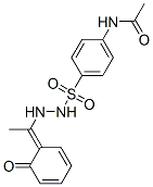 N-[4-[[[(1Z)-1-(6-oxo-1-cyclohexa-2,4-dienylidene)ethyl]amino]sulfamoy l]phenyl]acetamide CAS#: 6949-49-1