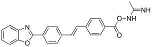 N-[[4-[2-[4-(benzoxazol-2-yl)phenyl]vinyl]benzoyl]oxy]acetamidine CAS#: 68957-66-4
