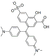 N-[4-[(3-Carboxy-4-hydroxy-6-sulfonato-1-naphthalenyl)[4-(dimethylamino)phenyl]methylene]-2,5-cyclohexadien-1-ylidene]-N-methylmethanaminium CAS#: 6797-96-2