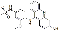 N-[4-[3-(Methylamino)-9-acridinylamino]-3-methoxyphenyl]methanesulfonamide CAS#: 66147-74-8
