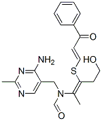 N-[(4-Amino-2-methyl-5-pyrimidinyl)methyl]-N-[2-[(2-benzoylvinyl)thio]-4-hydroxy-1-methyl-1-butenyl]formamide CAS#: 7631-61-0