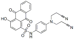 N-[4-[Bis(2-cyanoethyl)amino]phenyl]-9,10-dihydro-4-hydroxy-9,10-dioxo-1-anthracenesulfonamide CAS#: 66903-22-8