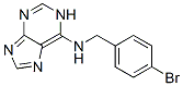N-[(4-Bromophenyl)methyl]-1H-purin-6-amine CAS#: 67023-55-6