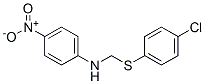 N-[[(4-Chlorophenyl)thio]methyl]-4-nitrobenzenamine CAS#: 6631-87-4
