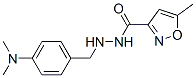 N'-(4-Dimethylaminobenzyl)-5-methyl-3-isoxazolecarbohydrazide CAS#: 69352-53-0