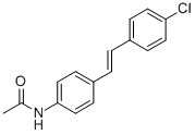 N-[4-[(E)-2-(4-Chlorophenyl)ethenyl]phenyl]acetamide CAS#: 63407-59-0