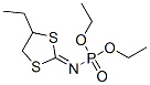 N-(4-Ethyl-1,3-dithiolan-2-ylidene)phosporamidic acid O,O-diethyl ester CAS#: 63907-31-3