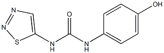 N-4-Hydroxyphenyl-N'-1,2,3-thiadiazol-5-ylurea CAS#: 65647-48-5