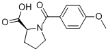 N-(4-Methoxybenzoyl)-L-proline CAS#: 62522-92-3
