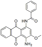 N-(4-amino-9,10-dihydro-3-methoxy-9,10-dioxo-1-anthryl)benzamide CAS#: 68516-77-8