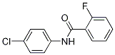 N-(4-chlorophenyl)-2-fluorobenzamide CAS#: 784-65-6