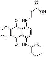 N-[4-(cyclohexylamino)-9,10-dihydro-9,10-dioxoanthracen-1-yl]-beta-alanine CAS#: 68003-43-0
