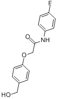 N-(4-fluorophenyl)-2-[4-(hydroxymethyl)phenoxy]acetamide CAS#: 693806-30-3