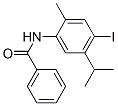 N-(4-iodo-2-methyl-5-propan-2-yl-phenyl)benzamide CAS#: 7248-69-3