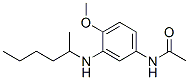 N-[4-methoxy-3-[(1-methylpentyl)amino]phenyl]acetamide CAS#: 65916-14-5