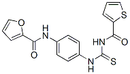 N-[4-(thiophene-2-carbonylthiocarbamoylamino)phenyl]furan-2-carboxamid e CAS#: 6345-69-3