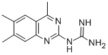 N-(4,6,7-TRIMETHYLQUINAZOLIN-2-YL)GUANIDINE CAS#: 784-90-7
