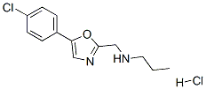 N-[[5-(4-chlorophenyl)-1,3-oxazol-2-yl]methyl]propan-1-amine hydrochlo ride CAS#: 64639-91-4