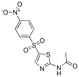 N-[5-(4-nitrophenyl)sulfonyl-1,3-thiazol-2-yl]acetamide CAS#: 7354-88-3